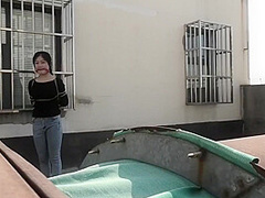 Asian Outdoor Bondage Stroll