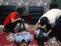 Asian Policewomen Captured