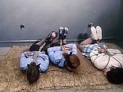Asian Policewomen Captured