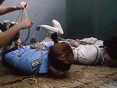 Asian Policewomen Captured