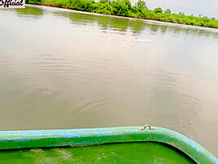 Risky Public Sex With My Stepsister In A Boat On The River