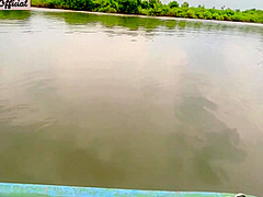 Risky Public Sex With My Stepsister In A Boat On The River