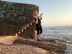 Public Blowjob From Ranta In Some Beach Fortress Ruins