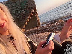 Public Blowjob From Ranta In Some Beach Fortress Ruins