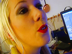 Tattooed Milky Natural Tit Fucks And Blowjob In The