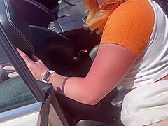 Girl Sucking Dick Stranger In Car And Fuck On A Rest
