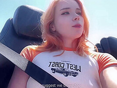 Girl Sucking Dick Stranger In Car And Fuck On A Rest