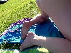 Slutty Swingers Sharing Cocks Outdoors