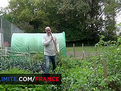 Super Hot Babe Fucks The Old Gardener