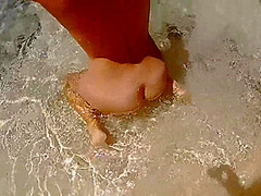 Nudism N Red Butt Plug Adventure On Wild Beach # Enjoy My Hiking To Pristine Places Of South Pacific