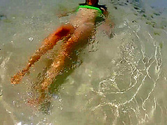 Nudism N Red Butt Plug Adventure On Wild Beach # Enjoy My Hiking To Pristine Places Of South Pacific