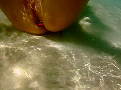 Nudism N Red Butt Plug Adventure On Wild Beach # Enjoy My Hiking To Pristine Places Of South Pacific