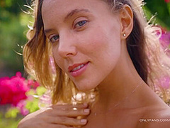 Princess Clover In Getting Fully Naked In Nature