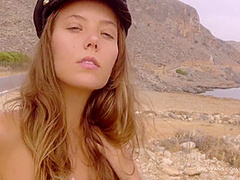 Princess Clover In Getting Fully Naked In Nature