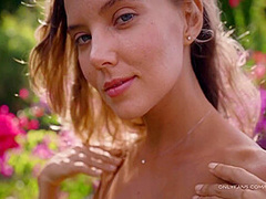 Princess Clover In Getting Fully Naked In Nature