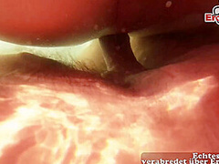 Very skinny petite latina milf fuck outdoor im pool POV