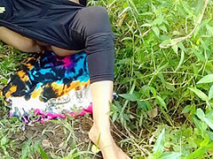 Desi Indian Bhabhi Public Outdoor Big Boobs Show Compilation