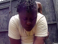 I Caught Them Fucking In My Compound Then I Joined Them Turned It To Three Some 10 Min