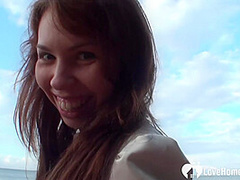 Big booty babe at the beach gets shafted