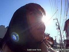 Haruka Miura comes with us on a walk outside today with a sex toy in her pussy - JapanHDV
