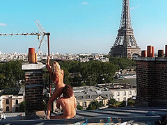 In Paris - Wild Public Sex With View Possible! Amateur Couple - Leo Lulu