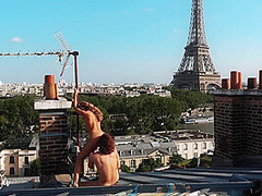 In Paris - Wild Public Sex With View Possible! Amateur Couple - Leo Lulu