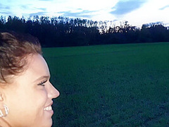 Really Horny Quikiefick In The Open Field