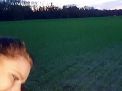 Really Horny Quikiefick In The Open Field