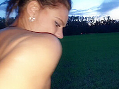 Really Horny Quikiefick In The Open Field