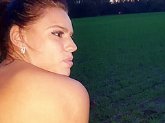 Really Horny Quikiefick In The Open Field