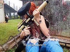 Logan Salamanca - Big Ass Teen Miranda Plays Outdoor In The Sun