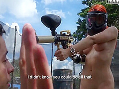 Logan Salamanca - Big Ass Teen Miranda Plays Outdoor In The Sun