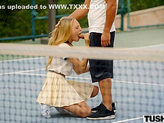 Tennis Student Gets Anal Lesson With Aubrey Star