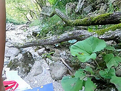 Public Sex At The Creek - Nearly Got Caught