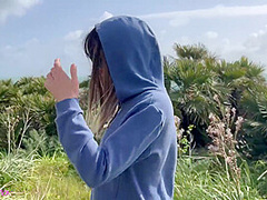 Risky Outdoor Sex (first Time)- With Sea View Amateur Couple