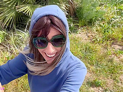 Risky Outdoor Sex (first Time)- With Sea View Amateur Couple