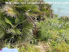 Risky Outdoor Sex (first Time)- With Sea View Amateur Couple