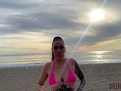 My Slut Gf Gets A Facial In Malibu 4k