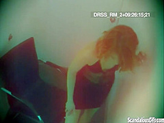 Petite teen masturbates in solo scene