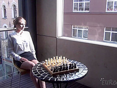 Gorgeous Mira Nude In Public On My Balcony Masturbating