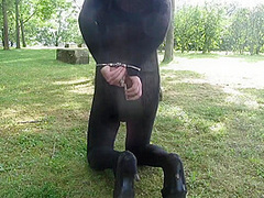Men In Selfbondage Outdoors