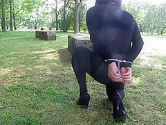 Men In Selfbondage Outdoors