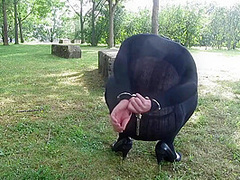 Men In Selfbondage Outdoors