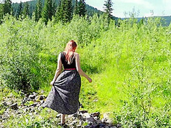 Teen Redhead Girl Wanted Sex And Creampie In Outdoors!