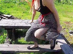 Teen Redhead Girl Wanted Sex And Creampie In Outdoors!