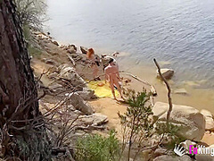 Redhead Babe Fucks A Random Dude Outdoors For Our Cameras