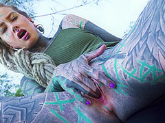 Naughty Tattoo Model Public Masturbation, Alternative Teen Anal Squirt Outdoors
