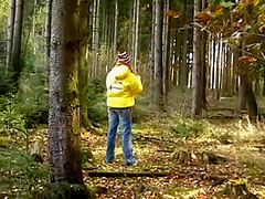 Yellow Down Jacket Bondage