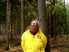 Yellow Down Jacket Bondage