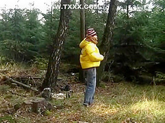 Yellow Down Jacket Bondage